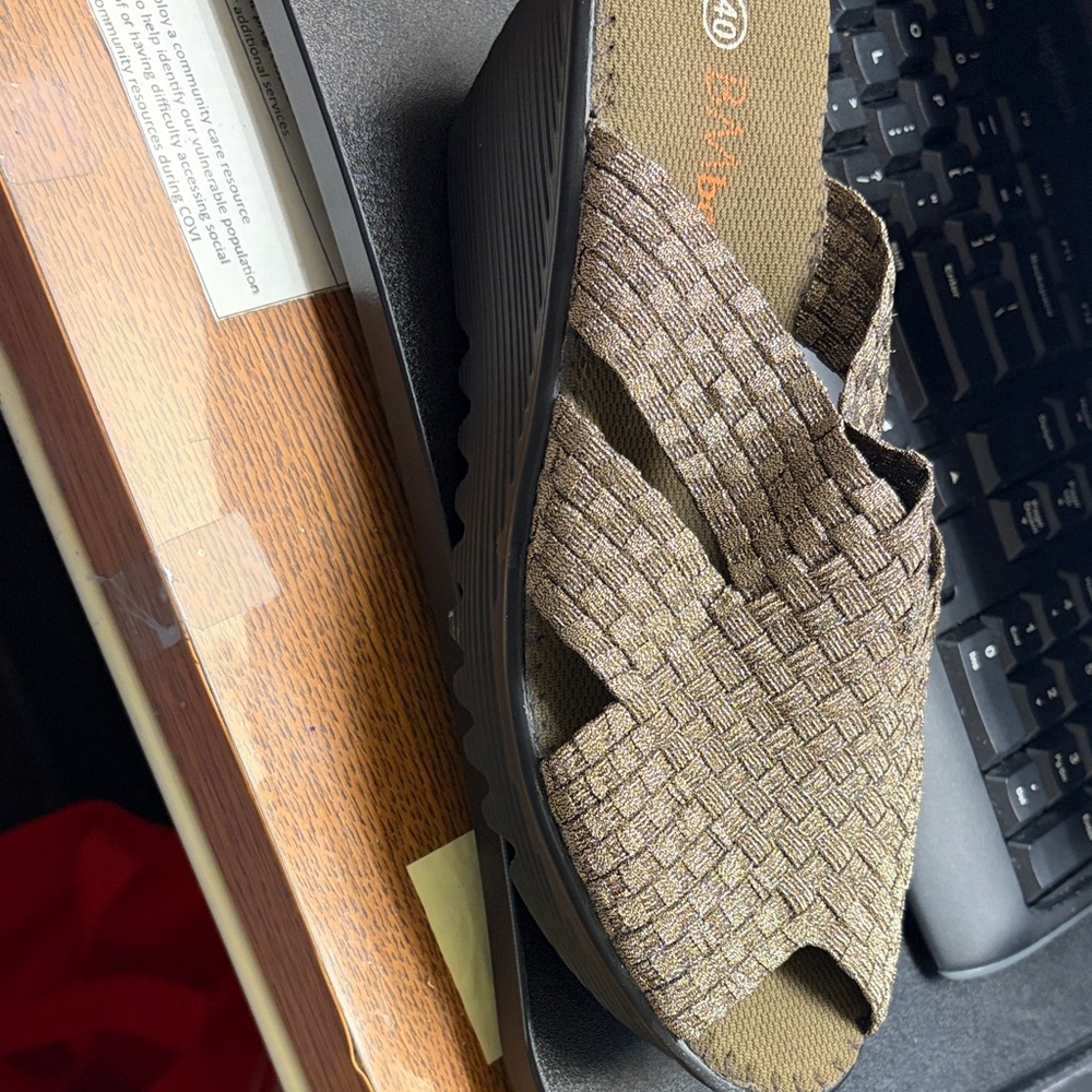 Bernie Merv bronze Lori size 9 worn once